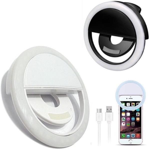 Aro de Luz Led Selfie para Celular Recargable