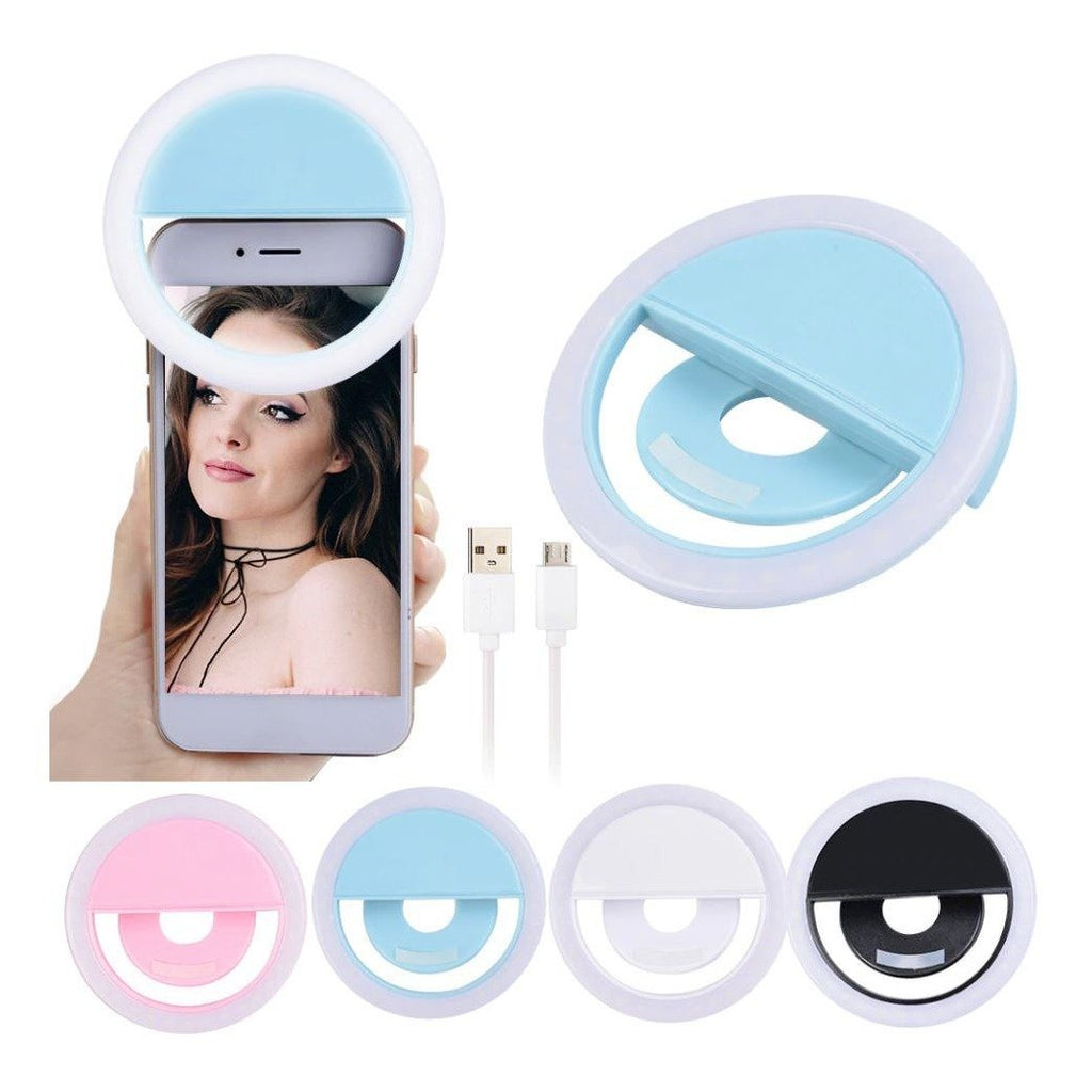 Aro de Luz Led Selfie para Celular Recargable