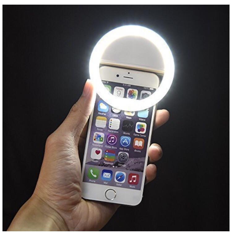 Aro de Luz Led Selfie para Celular Recargable